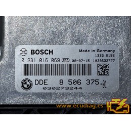 ECU BOSCH EDC17CP01-3.11 0281016069 BMW 318D (E91) 105KW 143HP