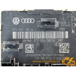 DOOR MODULE LEOPOLD KOSTAL P10092508 AUDI A5 8T0959795H