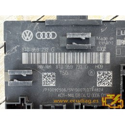 DOOR MODULE LEOPOLD KOSTAL P10092506 AUDI A5 8T0959792G