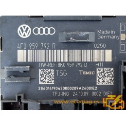 DOOR MODULE TEMIC 000201E2 AUDI Q7 4F0959792R