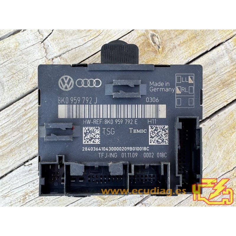 DOOR MODULE TEMIC 0002018C AUDI Q5 8K0959792J