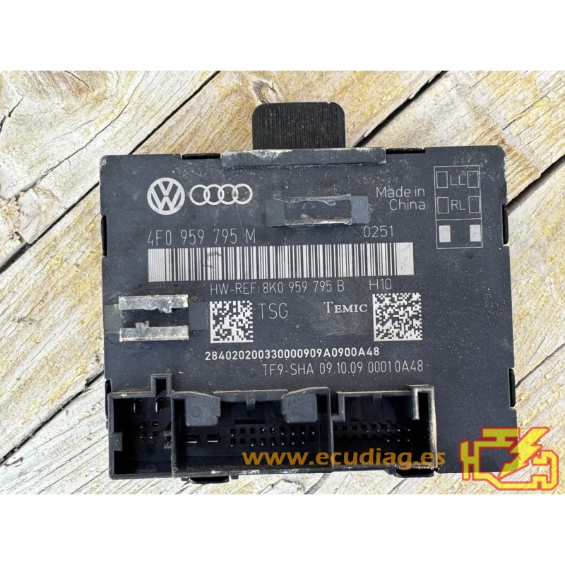 MÓDULO PUERTA TEMIC 00010A48 AUDI Q7 4F0959795M