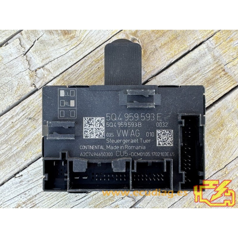 DOOR MODULE CONTINENTAL A2C7494650300 SEAT LEON III 5Q4959593E