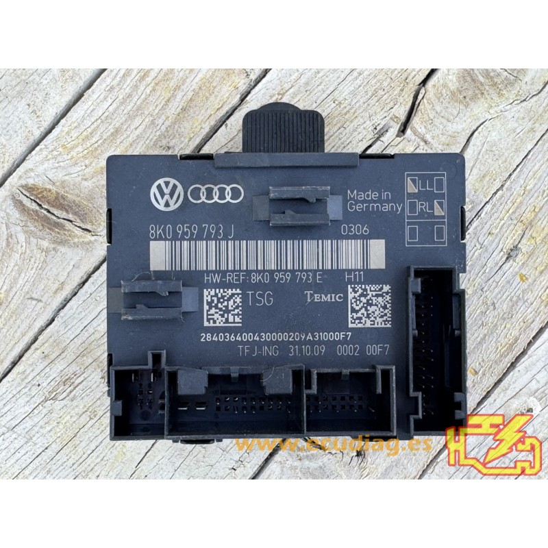 MÓDULO PUERTA TEMIC 000200F7 AUDI Q5 8K0959793J