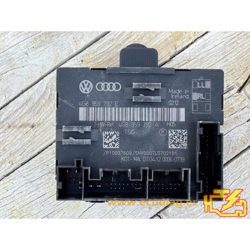 DOOR MODULE LEOPOLD KOSTAL P10027609 AUDI A6 4G8959792E