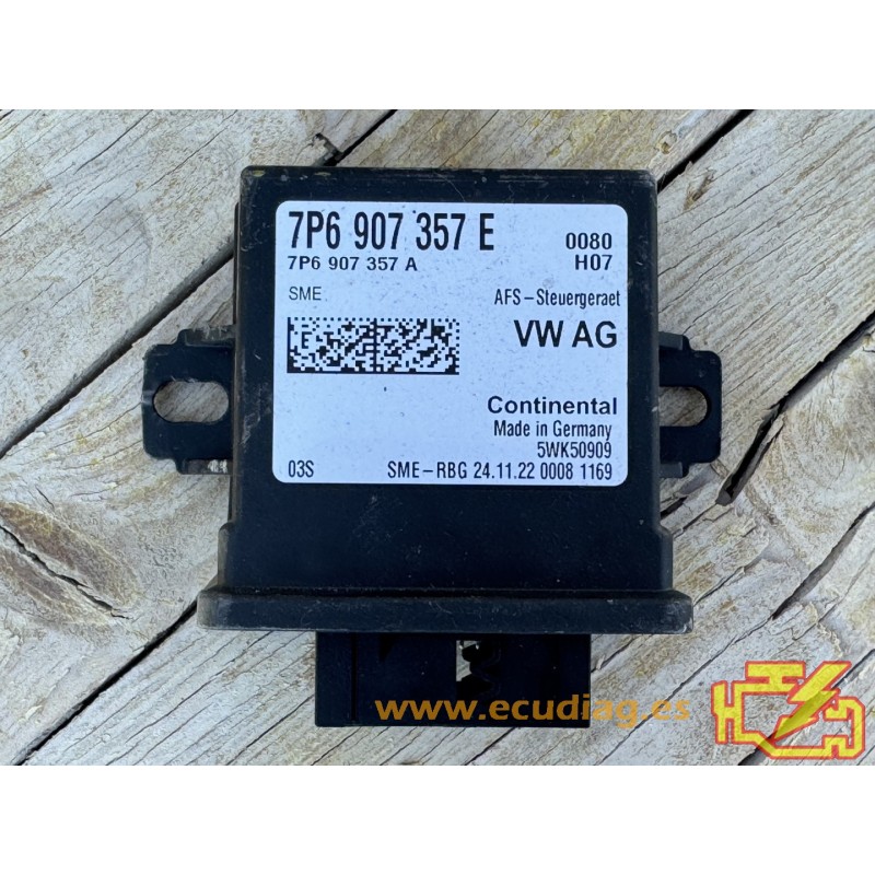 MÓDULO LUCES ADAPTATIVAS CONTINENTAL 5WK50909 SEAT IBIZA 7P6907357E