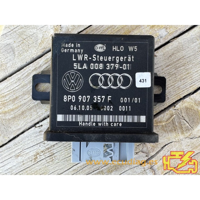 XENON LIGHTS CONTROL MODULE HELLA 5LA008379-01 AUDI A3 II (8P) 8P0907357F