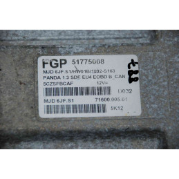 ECU MAGNETI MARELLI MJD 6JF.S1 71600.005.04 FIAT PANDA 1.3 JTD 70HP 51775008 / SW 1092S163 / WITH IMMO OFF