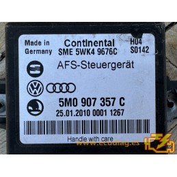 AFS ADAPTATIVE LIGHTS MODULE CONTINENTAL 5WK49676C SKODA SUPERB 5M0907357C
