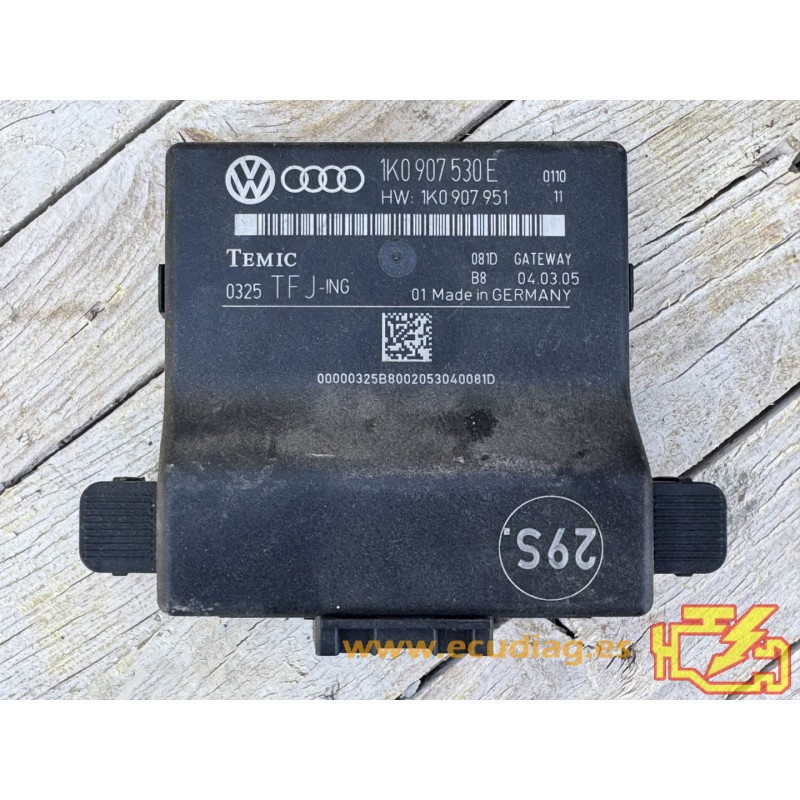 GATEWAY MODULE TEMIC 0325 VOLKSWAGEN GOLF V 1K0907530E