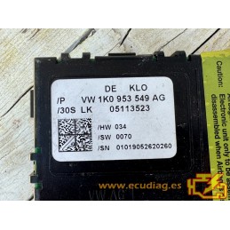 STEERING WHEEL CONTROLS MODULE LK 05113523 SEAT ALTEA 1K0953549AG