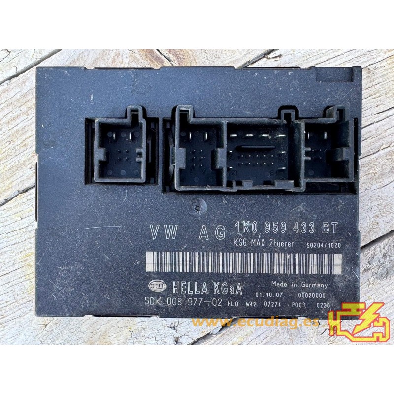 MÓDULO CCM HELLA 5DK008977-02 VOLKSWAGEN GOLF V (1K) 1K0959433BT