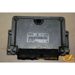 ECU BOSCH EDC15C7-2.3 0281011488 ALFA ROMEO 147 I 1.9 JTD 115HP 55189421 / SW 1037372060 / WITH DISABLED IMMOBILIZER (IMMO OFF)