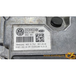 ECU MAGNETI MARELLI IAW 4HV.BK 61601.502.04 SEAT IBIZA 6J 1.4L 16V 03C906024BK