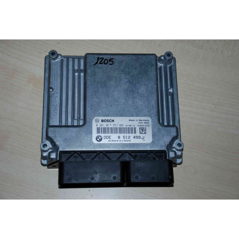 ECU MOTOR BOSCH EDC17C06 0281017551 BMW 8512499