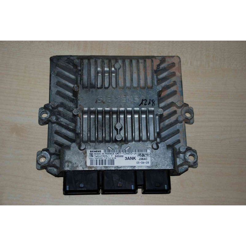 ECU MOTOR SIEMENS SID 202 5WS40303J-T FORD 4M51-12A650-JK