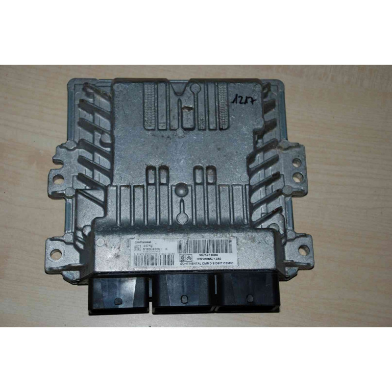 ECU MOTOR CONTINENTAL SID 807 S180075002K PSA 9666571380