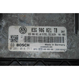 ECU MOTOR BOSCH 16U34-3.41 0281014711 VAG 03G906021TB