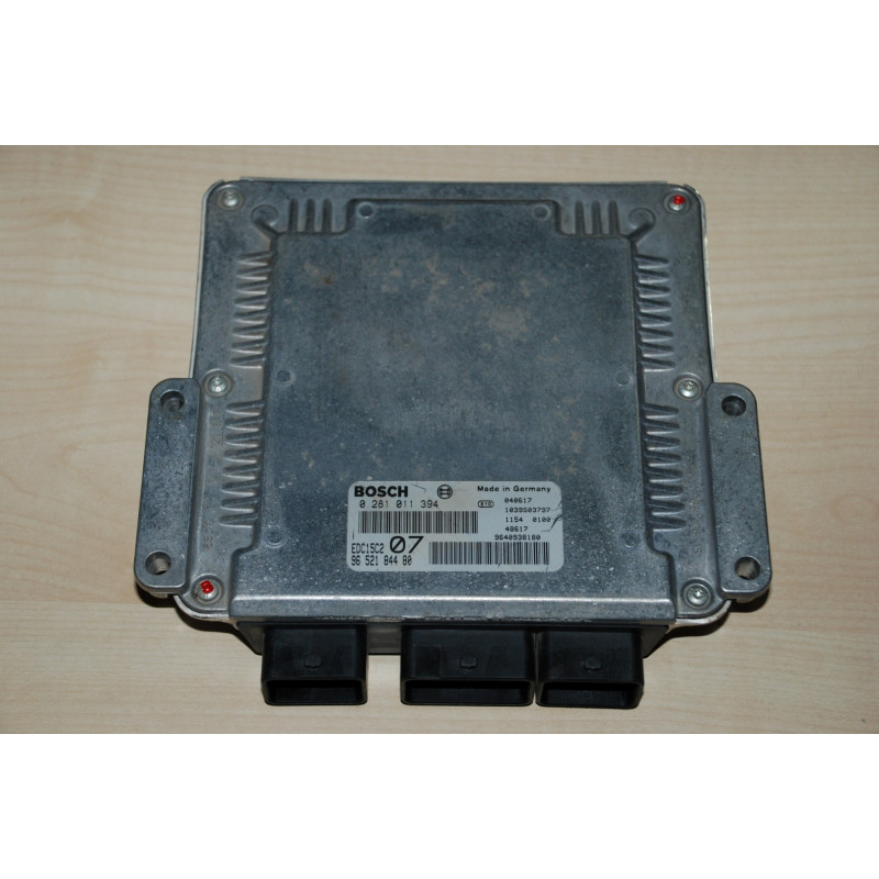 ECU BOSCH EDC15C2-10.1 0281011394 CITROEN C5 I 2.2 HDI 98KW 133CV 4HX 9652184480 - CON INMOVILIZADOR ANULADO (INMO / IMMO OFF)