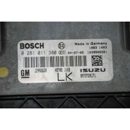 ECU MOTOR BOSCH EDC16C9 0281011380 OPEL 12992628