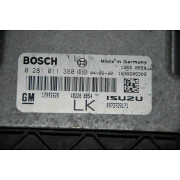 ECU MOTOR BOSCH EDC16C9 0281011380 OPEL 12992628