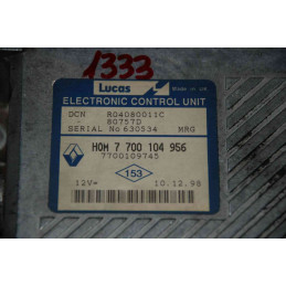 ECU MOTOR LUCAS DCN R04080011C 80757D RENAULT SCENIC I 1.9 DTI 68KW 92CV 7700109745 HOM7700104956