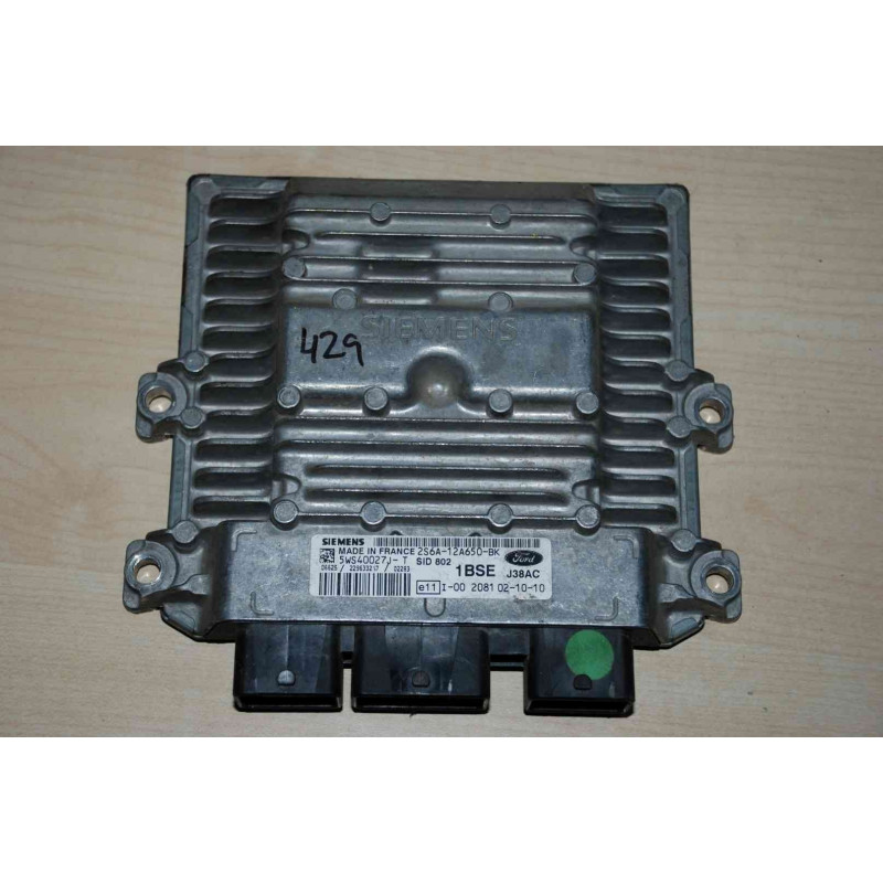 ECU MOTOR SIEMENS SID 802 5WS40027J-T FORD 2S6A-12A650-BK ECU MOTOR SIEMENS SID 802 5WS40027J-T FORD 2S6A-12A650-BK
