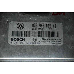 ECU BOSCH EDC15P+22.3.2 0281011219 VW GOLF IV 1.9 TDI 74KW 100HP 038906019KT / SW 5213 - 1037368184 / WITH DISABLED IMMOBILIZER