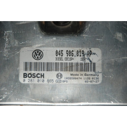 ECU BOSCH EDC15P+22.4.2 0281010865 VW POLO IV (9N) 1.4 TDI 75CV 045906019AP / SW 1554 - 1037363954 - CON INMOVILIZADOR ANULADO