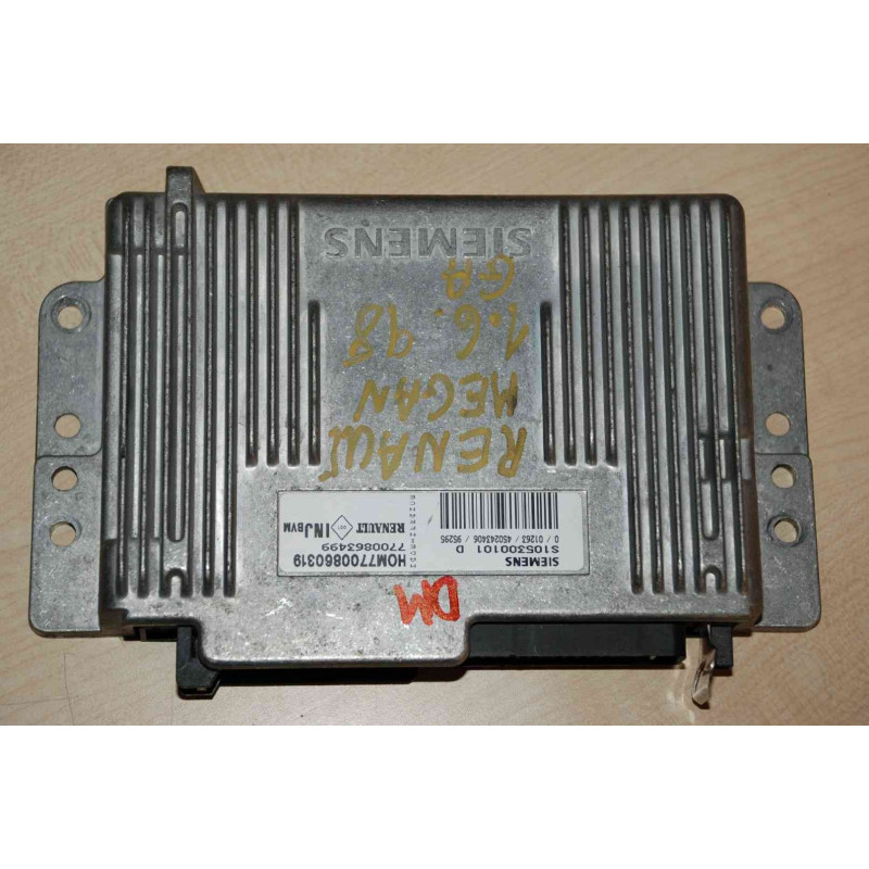 ECU MOTOR SIEMENS FENIX 5 S105300101D RENAULT 7700860319