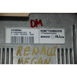 ECU MOTOR SIEMENS FENIX 5 S105300101D RENAULT 7700860319