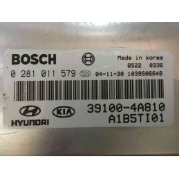 ECU BOSCH EDC15C7-4.30 0281011579 KIA SORENTO I 2.5 CRDI 103KW 140CV 39100-4A810 - CON INMOVILIZADOR ANULADO (INMO / IMMO OFF)