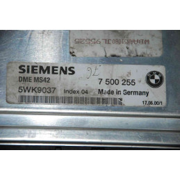 ECU MOTOR SIEMENS MS42 5WK9037 BMW 7500255