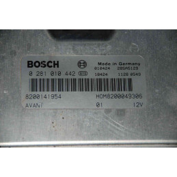 ECU BOSCH EDC15VM+2.V4 0281010442 RENAULT MEGANE SCENIC I 1.9 DTI 59KW 80CV HOM8200049306 8200141954 - VIRGEN AUTOCODIFICABLE