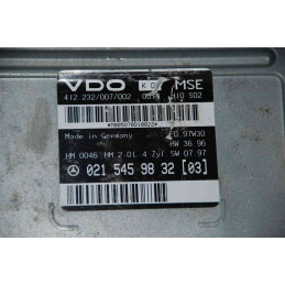 ECU MOTOR VDO 412.232/007/002 MERCEDES 0215459832