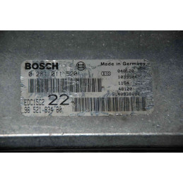 ECU BOSCH EDC15C2-11.1 0281011520 PEUGEOT 406 I 2.0 HDI 81KW 110CV RHZ 9652183480 - CON INMOVILIZADOR ANULADO (IMMO OFF)