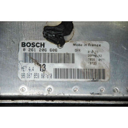 ENGINE ECU BOSCH ME7.4.4 0261206606 PSA 9638765980 - WITH DISABLED IMMOBILIZER (IMMO OFF)