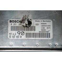 ECU MOTOR BOSCH ME7.4.4 0261206476 PSA 9648548980 - CON INMOVILIZADOR ANULADO (INMO / IMMO OFF)