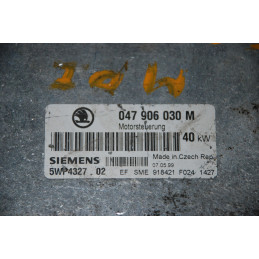 ECU MOTOR SIEMENS SIMOS 2 5WP432702 VAG 047906030M