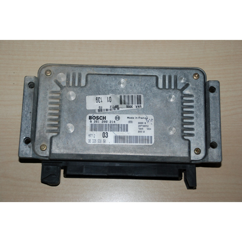 ECU MOTOR BOSCH MP7.2 0261206214 PSA 9632693880