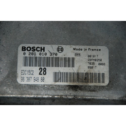 ECU BOSCH EDC15C2-5.3 0281010370 PEUGEOT 406 I 2.2 HDI 98KW 133CV 4HX 9638794880 - CON INMOVILIZADOR ANULADO (INMO / IMMO OFF)