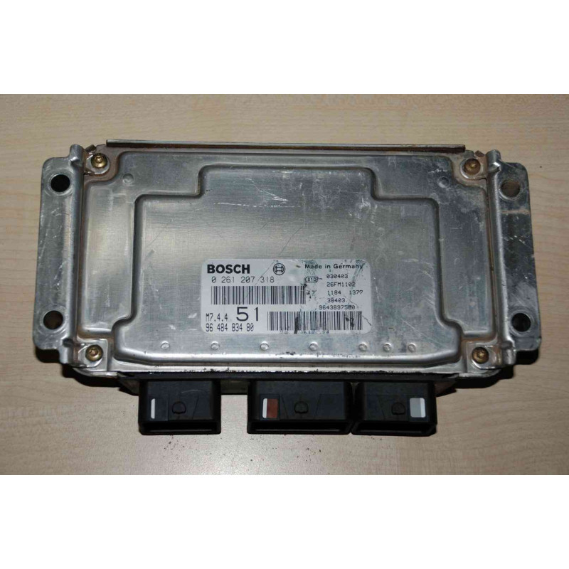 ECU MOTOR BOSCH M7.4.4 0281207318 PSA 9648483480