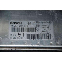 ECU MOTOR BOSCH M7.4.4 0281207318 PSA 9648483480