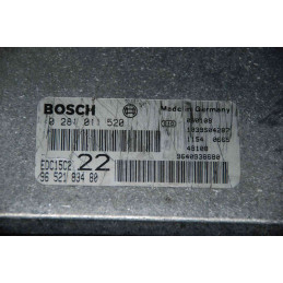 ECU BOSCH EDC15C2-11.1 0281011520 PEUGEOT 406 I 2.0 HDI 81KW 110HP RHZ 9652183480 - WITH DISABLED IMMOBILIZER (IMMO OFF)