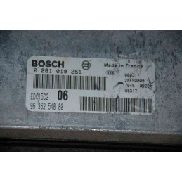 ECU BOSCH EDC15C2-6.1 0281010251 CITROEN XANTIA I 2.0 HDI 81KW 110CV RHZ 9636254880 - CON INMOVILIZADOR ANULADO (IMMO OFF)