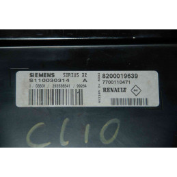 ECU MOTOR SIEMENS SIRIUS 32 S110030314A RENAULT 8200019639