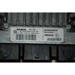 ECU MOTOR SIEMENS VDO SID 301 S122326110A RENAULT 8200659536