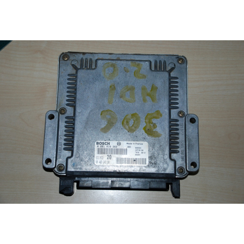 ECU BOSCH EDC15C2-10.1 0281011362 CITROEN C5 I 2.2 HDI 98KW 133HP 4HX 9640324380 - WITH DISABLED IMMOBILIZER (IMMO OFF)