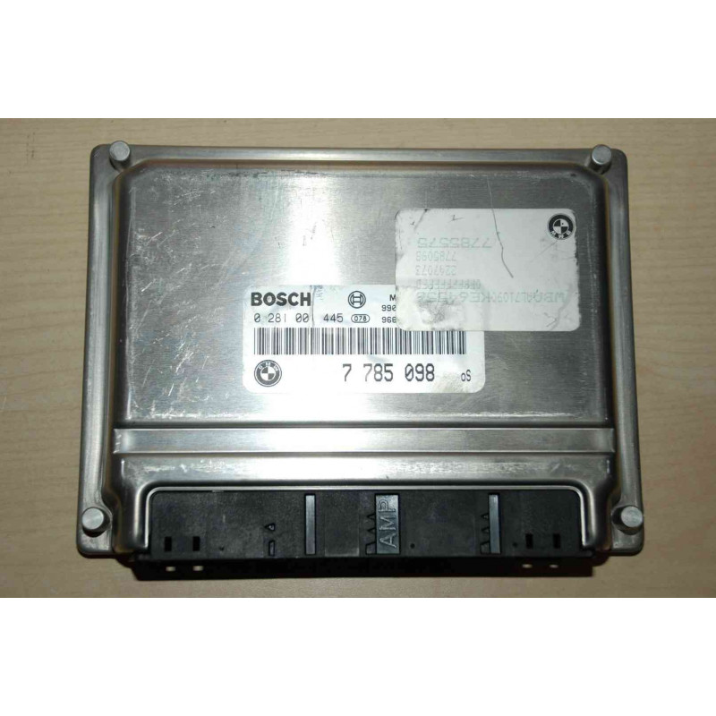 ECU MOTOR BOSCH EDC15M-6.1 0281001445 BMW SERIE 3 320D E46 100KW 136CV 7785098