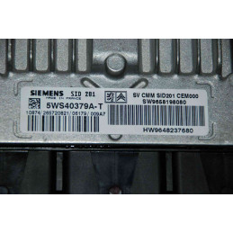 ECU MOTOR SIEMENS SID 201 5WS40379A-T PSA 9648237680